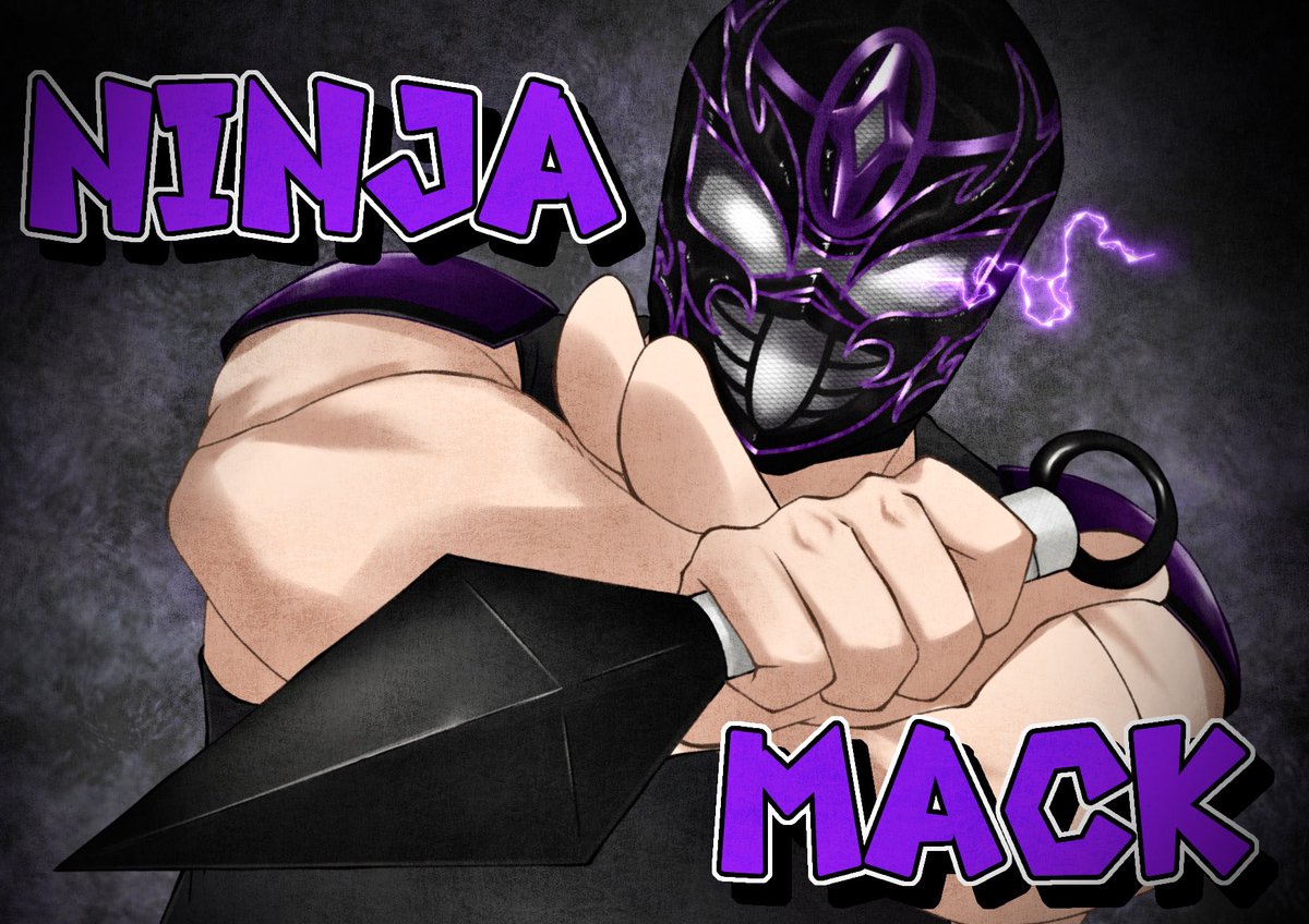 toumo_1017's tweet image. ニンジャ・マックの応援するぞー！
またNOAHでニンジャ見れるの嬉しすぎー！！！
#ninjamack
#noah_ghc 
#njrGP
#noah_art