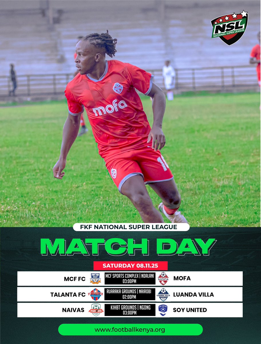 FKF_NSL's tweet image. Mechi tatu swafi! #FKFNSL