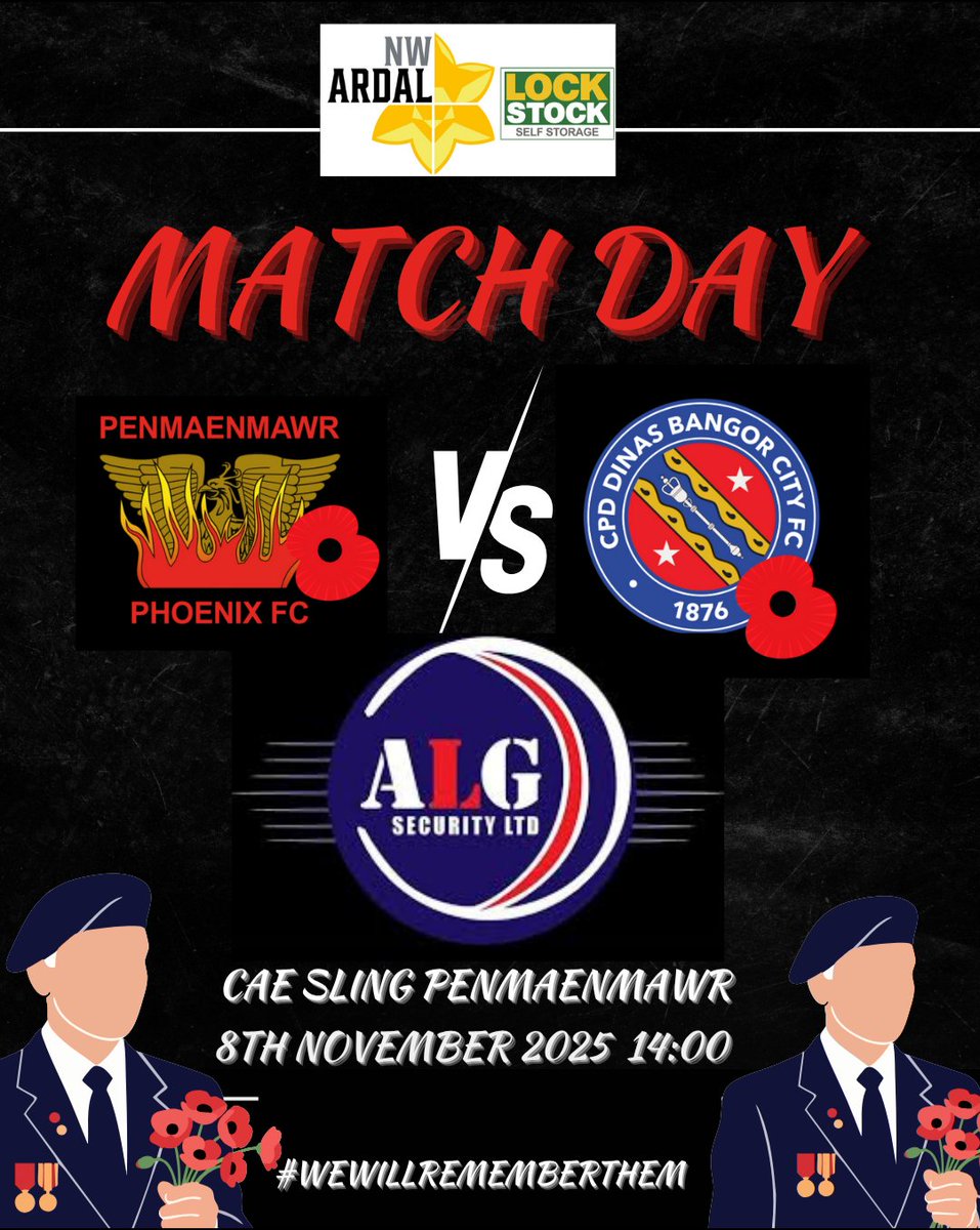 This Remembrance Weekend, for the first time in 21 years, we welcome <a href="/BangorCity_1876/">Bangor City 1876 FC</a> to Cae Sling! 🏟️

Let’s make it a day to remember — get yourselves down, show your support, and get behind the lads! 

Digital programme link below 👇 

anyflip.com/jiqbt/qolj/