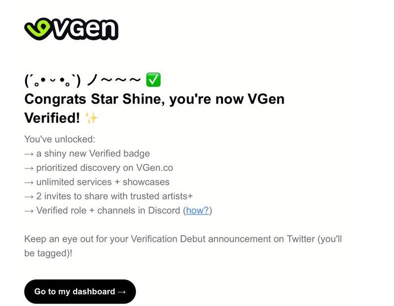 I finally get verified!! I'm very happy😭
And I'm very grateful for everyone who supported me along the way!!💜

#VGen #vgenartist
