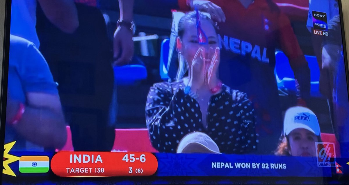 DahalTP's tweet photo. What a result by Nepal in Hongkong Sixes. Congratulations 👏👏👏
Something to Cherish on, hope to replicate such result in other formats as well. https://t.co/pWAyg5GYRG