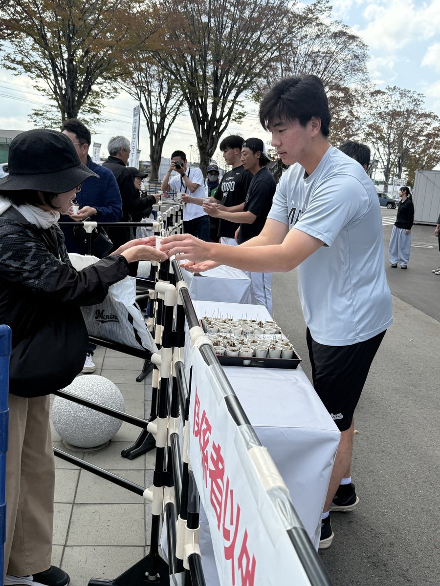 ロッテマリーンズ 中村奨吾 実使用 キャップ  - West Side Recovery