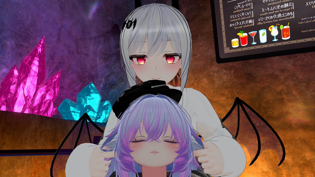 KTR093's tweet image. 酒場勝てたのに誕生月なの忘れてケーキ頼むの忘れてた、来週、再来週も勝たないと、
いい推しの日に推しにあえてよかったです
 #サキュバス酒場