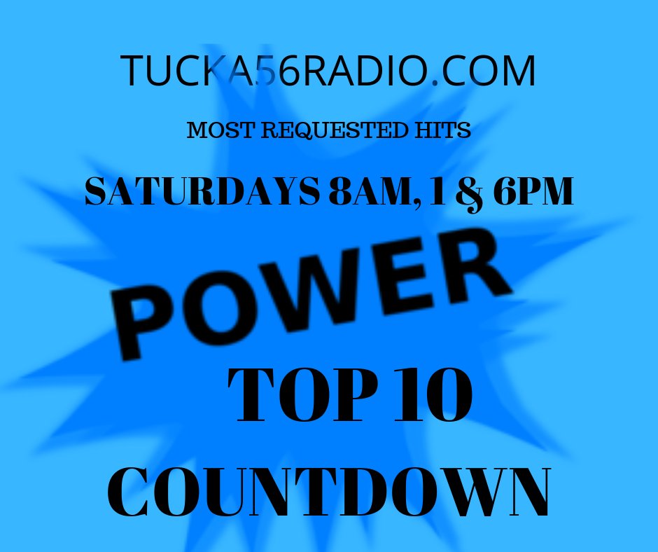 RadioTucka56's tweet image. #MostRequested Power 10 #Countdown 
#TUCKA56RADIO proud to be a #LIVE365 station
player.live365.com/a23969 
(Stream ＆request is here👇🏻)
 🔗 getme.radio/tucka56radio  via @getmeradio
GET LIVE 365 FREE MOBILE APP 
I Phone&amp;gt; apple.co/2FBVlQG 
Android&amp;gt; bit.ly/2X94SUV