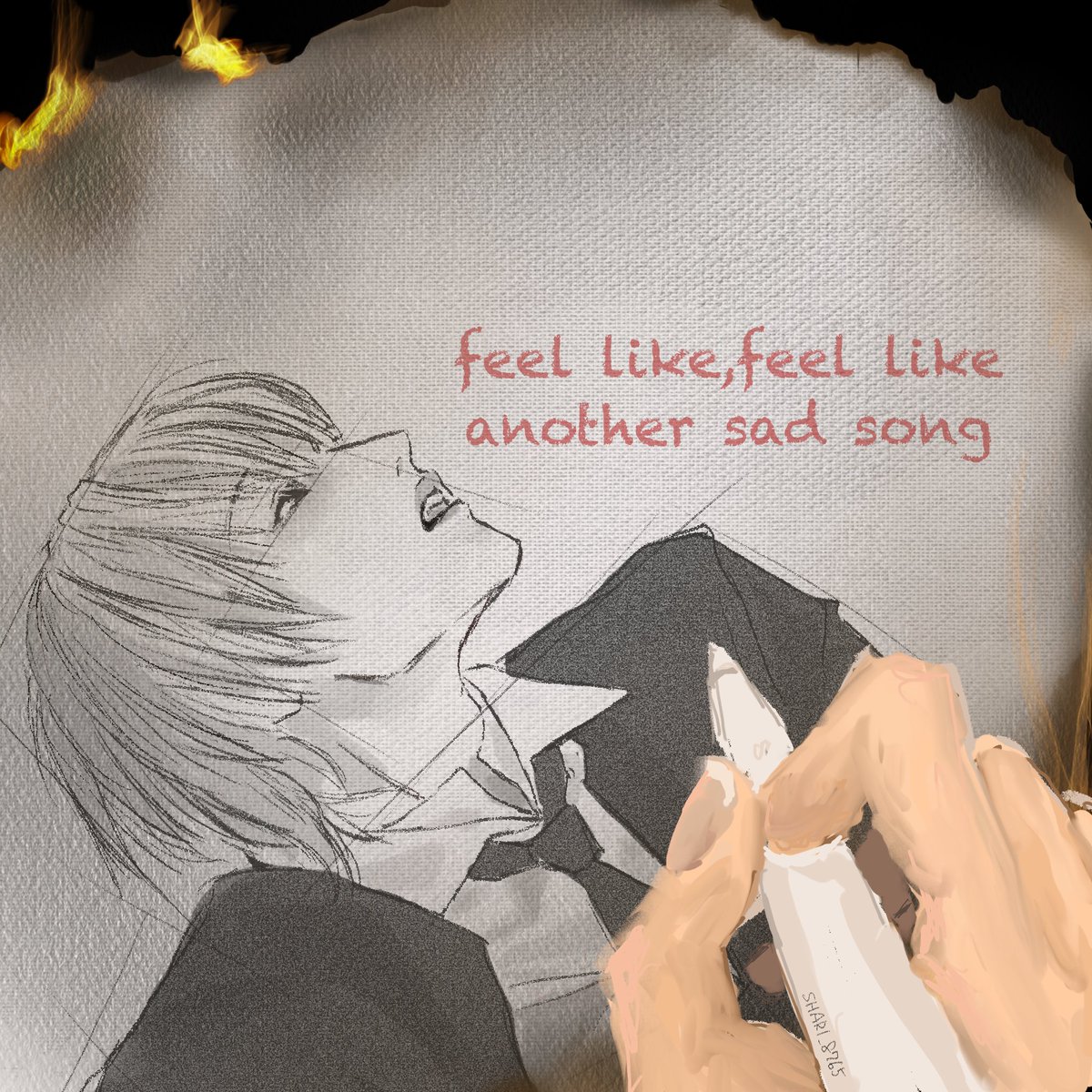 SHARI_8765's tweet image. 𝑆𝐴𝐷𝑆𝑂𝑁𝐺

 #P1Harmonyfanart  #Soul