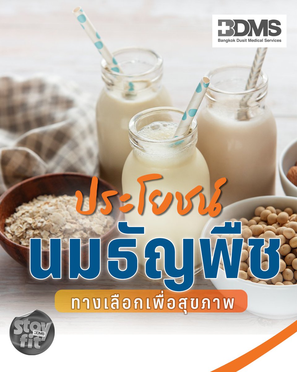 8 ชนิดนมธัญพืช ทางเลือกเพื่อสุขภาพ เสริมสารอาหารเพื่อผู้สูงอายุ
.
เทรนด์การรักษาสุขภาพและข้อจำกัดในการบริโภคนมจากสัตว์ทำให้นมจากธัญพืชได้รับความนิยมมากขึ้น เนื่องจากคนจำนวนไม่น้อยมีภาวะย่อยแลคโตสไม่สมบูรณ์ (Lactose Intolerant) ซึ่งผู้สูงอายุมักไม่สามารถย่อยแลคโตสในนมวัวได้