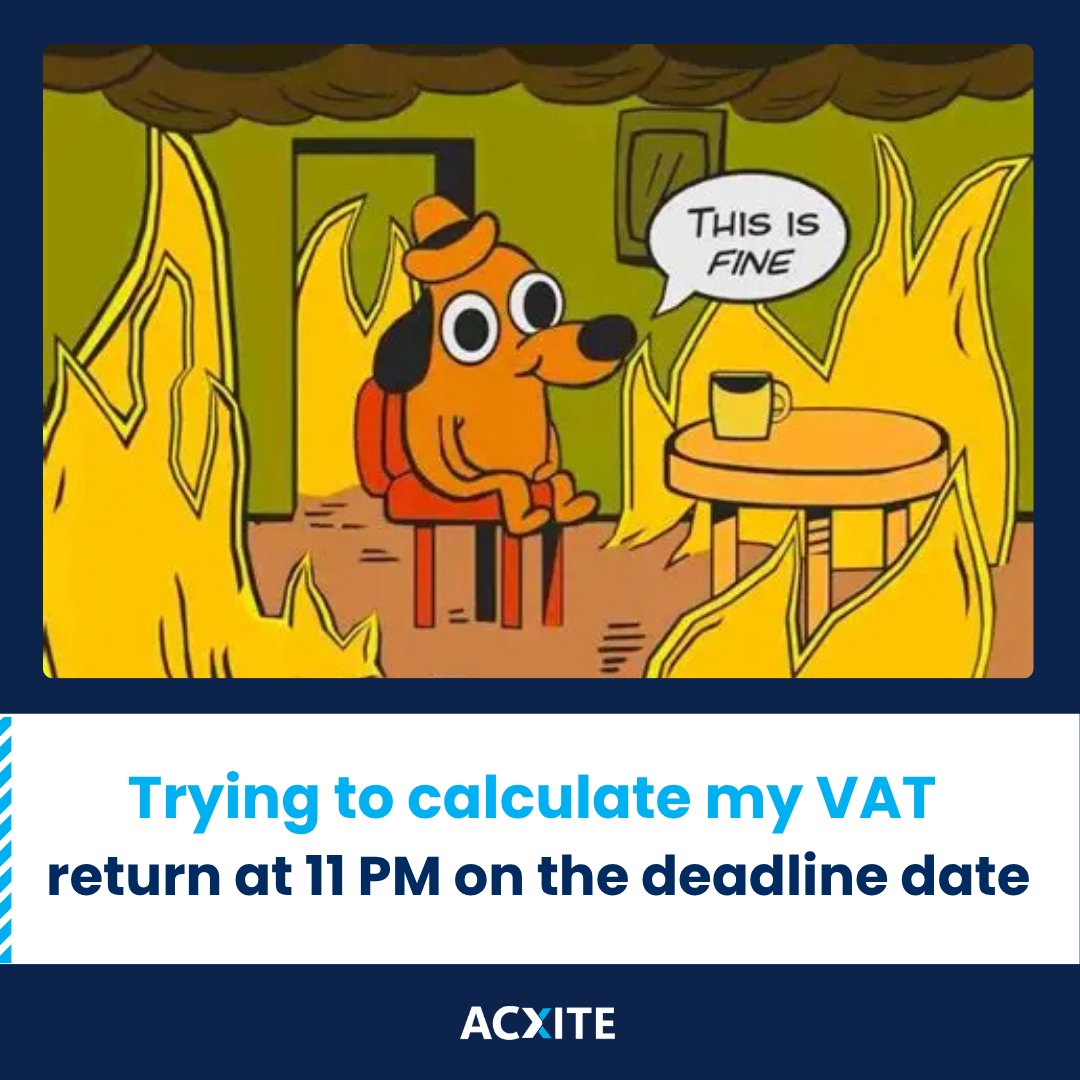 acxite's tweet image. Let Acxite handle the heavy lifting for you. With automated data entry and accurate VAT calculations, it is possible to get everything done on time.

acxite.com

#VATDeadline #TaxHumor #BusinessOwner #AccountingLife #Freelancer