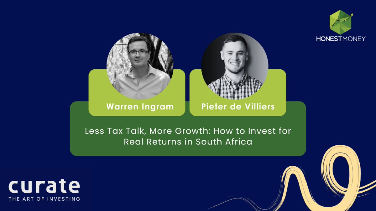 In today's episode, Warren Ingram and Pieter de Villiers discuss the common misconceptions about tax planning and emphasizes the importance of focusing on investment growth rather than solely on tax efficiency. 

Listen now: bit.ly/49FZhhM