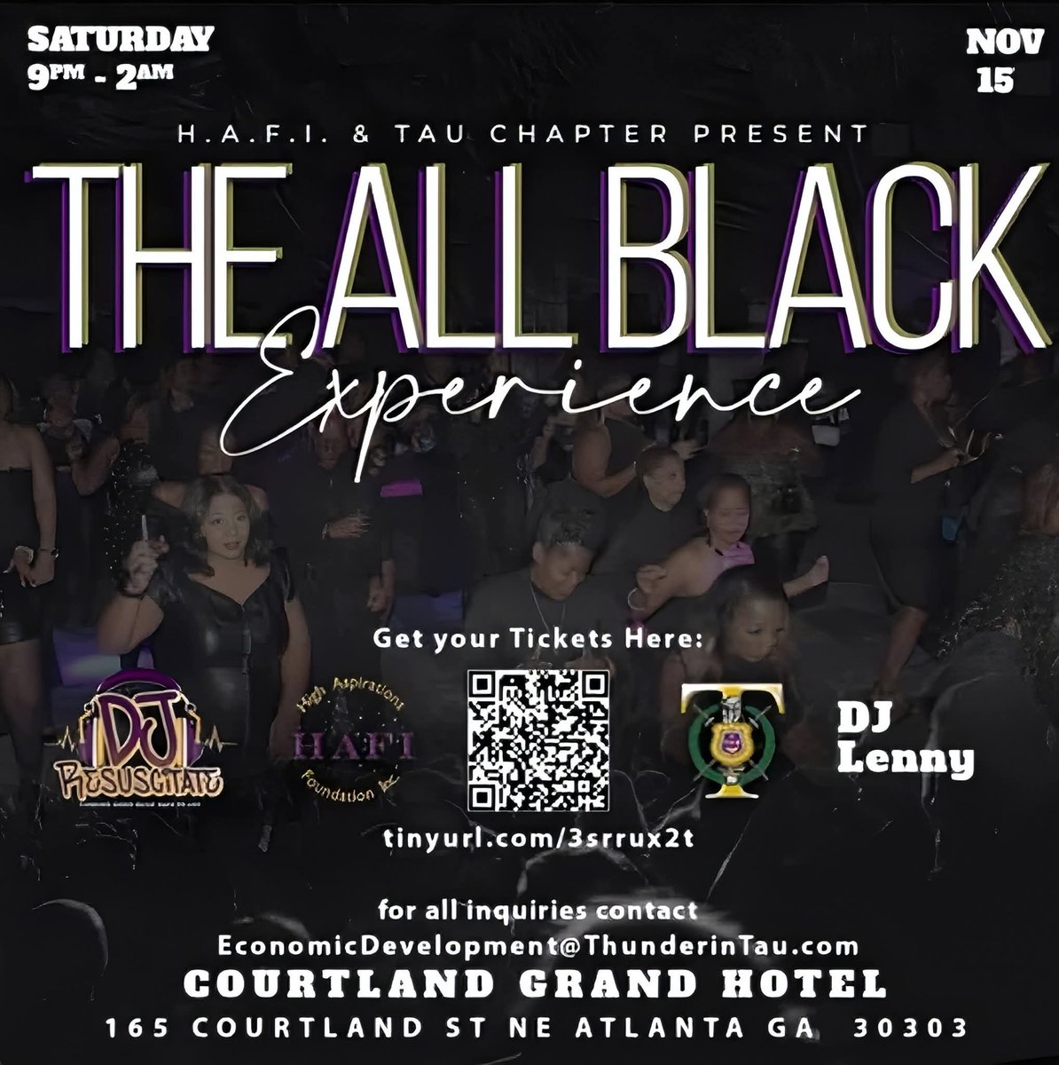 omega_georgia's tweet image. The Thunderin Tau Chapter [IG: @tauchapterques ] invites you to their Achievement Week activities starting this coming Sunday in Metro Atlanta! Their signature event that weekend is The All Black Experience!

#FIETTS #opp1911 #tauchapter #ThunderinTAU  #achievementweek #HAFI