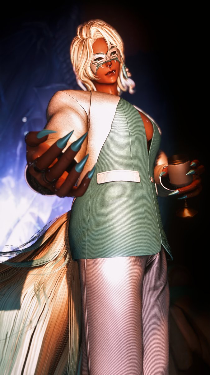 "Come now sweetheart... with that beautiful mask on, you could be anyone you want to be..."

🌕Midnight Moonlight Party
🗓️Sat 8th November
🗺️Tonberry┃Lavender┃W9┃P6 
🕐7pm (gmt+7) 
👗Dress code : Luxurious &amp; Masquerade