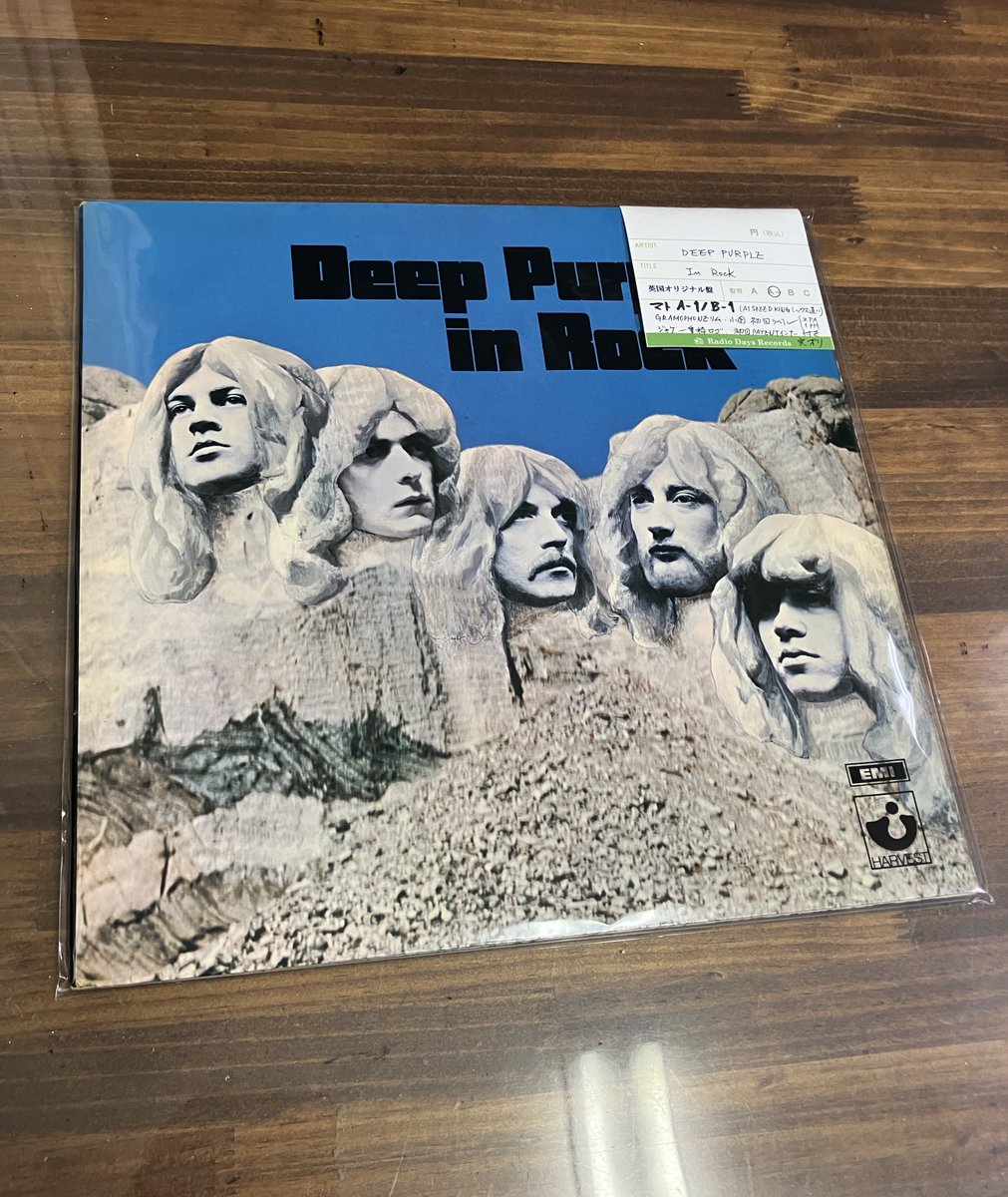 英LP Deep Purple In Rock UKオリジナル盤 1stプレス 英LP Deep Purple In Rock UKオリジナル盤 1stプレス Deep Purple In