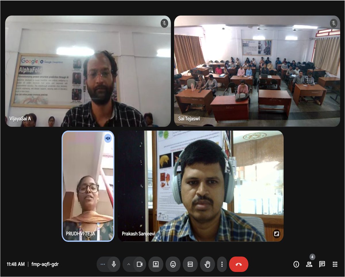 Prakash_caridea's tweet photo. Happy to share my insights on the "Environmental DNA Metabarcoding for Marine Biodiversity Monitoring" to Bioinformatics students at Vignan University, Guntur. @SathyabamaSIST @Sasipraba14
#EDNAMetabarcoding #MarineBiodiversity #VignanUniversity #Sathyabama #ClimateChange https://t.co/c0hkZjSwru
