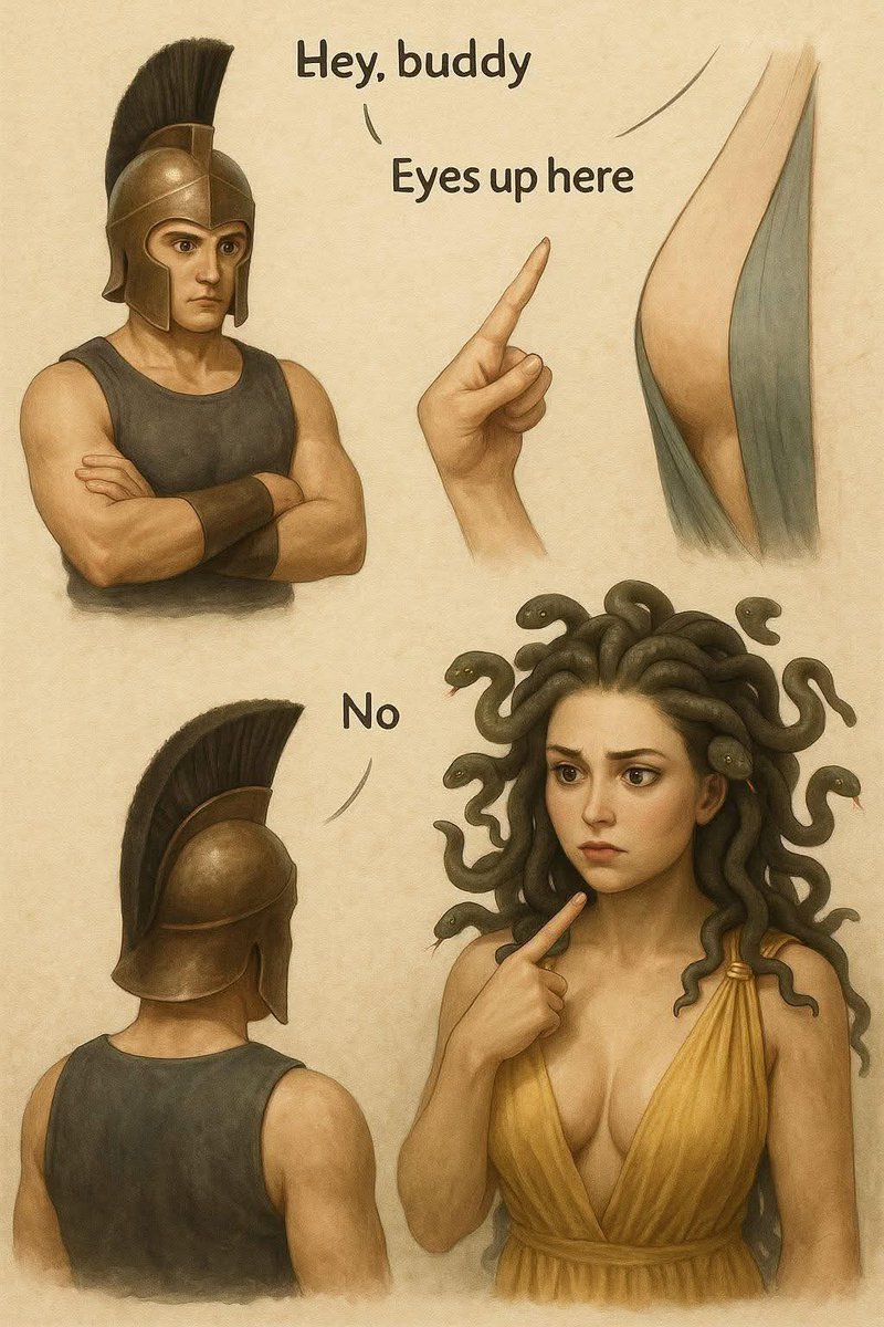 Ren19Nov's tweet photo. https://t.co/UAVQqSciFe
#respectMedusa #stonecold
#gorgonwomen #persus #Greek
#comedywithdorvahdor https://t.co/jaMKuSsEvd