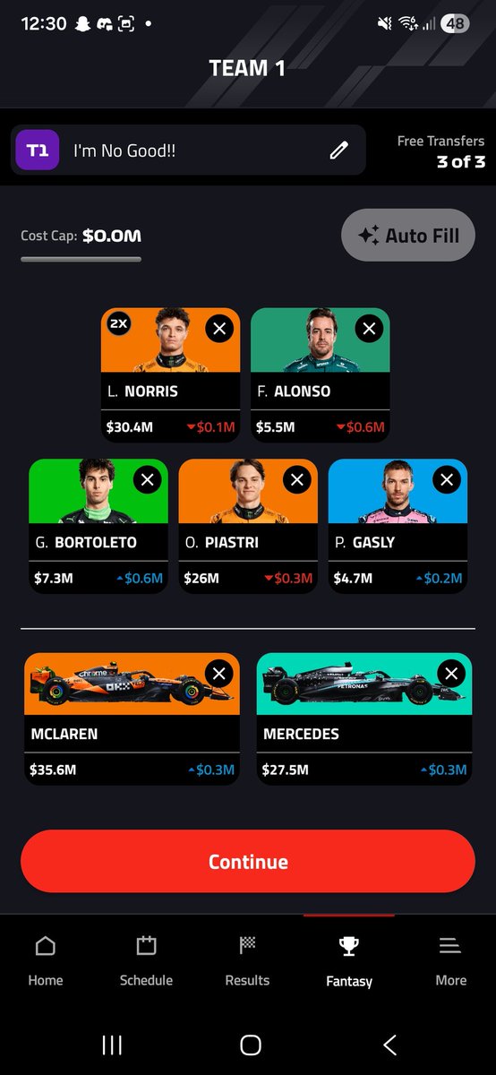 kamstermac0312's tweet photo. @F1FantasyEuan Realised I can just do this in 2 moves 🔥 https://t.co/1fKrMoJ1eL
