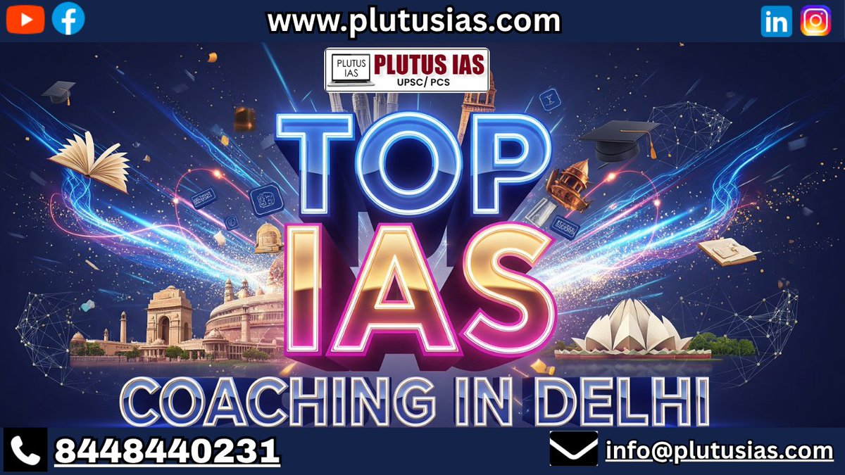 UjjwalArgasia's tweet image. 🚀 Become an IAS Officer with Plutus IAS – Top IAS Coaching in Delhi
✅ Expert Faculty
✅ Mock Tests &amp;amp; Mentorship
🌐 Know More: thehinduzone.com/top-ias-coachi…
🌐 Visit: plutusias.com
📞 8448440231
#PlutusIAS #UPSC #IAS #CivilServices
