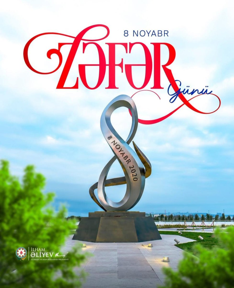 🇦🇿 Zəfər Günü Azərbaycanın dövlətçilik tarixində ən parlaq səhifələrdən biridir.

Milli qürurumuzun və şanlı tariximizin təntənəsinə çevrilən Zəfər Günümüz mübarək!