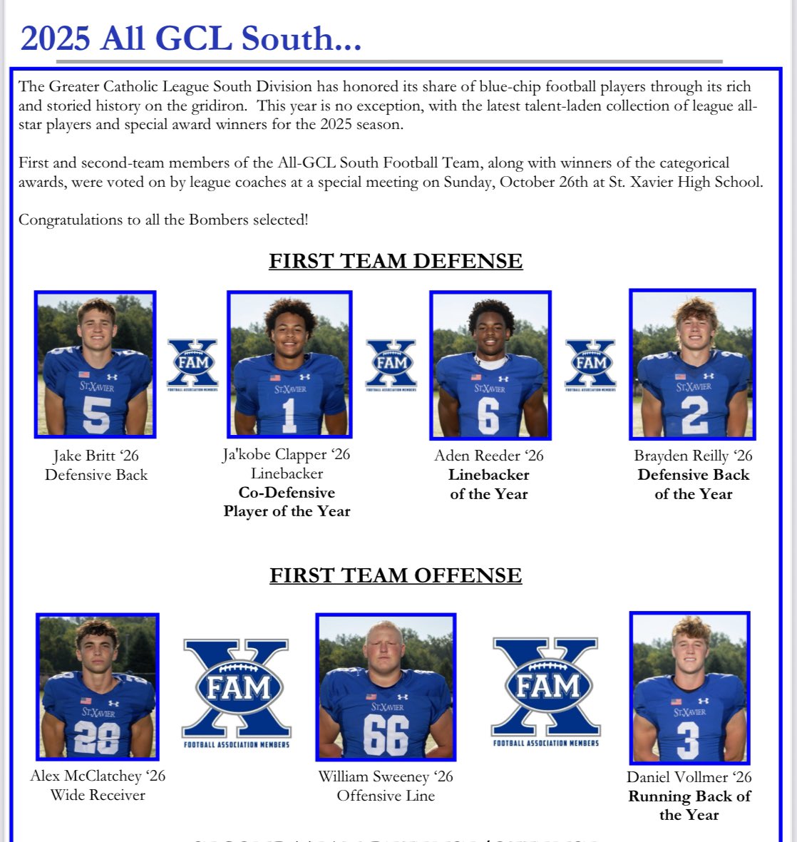 Grateful to be voted First-Team All GCL wide receiver! Congratulations to my teammates on all of their success as well. <a href="/Coach_JCarp/">Jeremy Carpenter</a> <a href="/coachrklotz18/">Robert Klotz</a> <a href="/COACHSPECHT28/">Steve Specht</a> <a href="/RUNBYU/">COACH T, M.Ed., HSSCC, USAW,FMS</a> <a href="/Brodbeckj02/">Jake Brodbeck</a> <a href="/Nevels_Fitness/">Nevels Fitness</a>