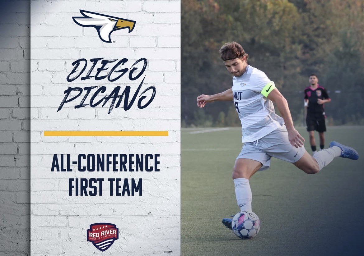 TAMUT_MSOC's tweet image. Diego Picano finishing out the year strong!🏆 Congratulations!💪🏽