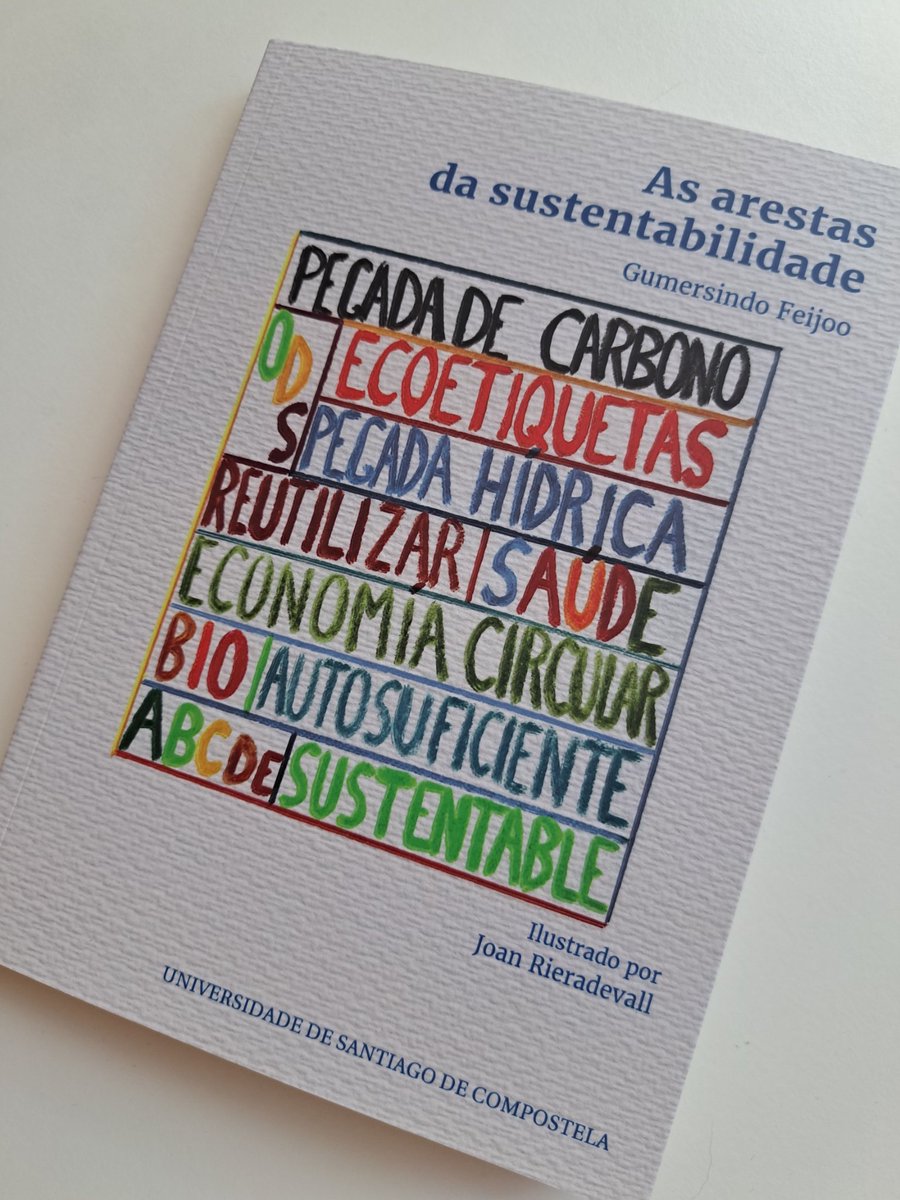 😊Grazas a Gumersindo Feijoo por enviar "As arestas da sustentabilidade" a Mulleres Salgadas e por nomearnos no libro 💙 Recoñece o marisqueo como “unha nobre actividade que permite unha soberanía económica e alimentaria accesible a moita xente das vilas costeiras”🌊📘
