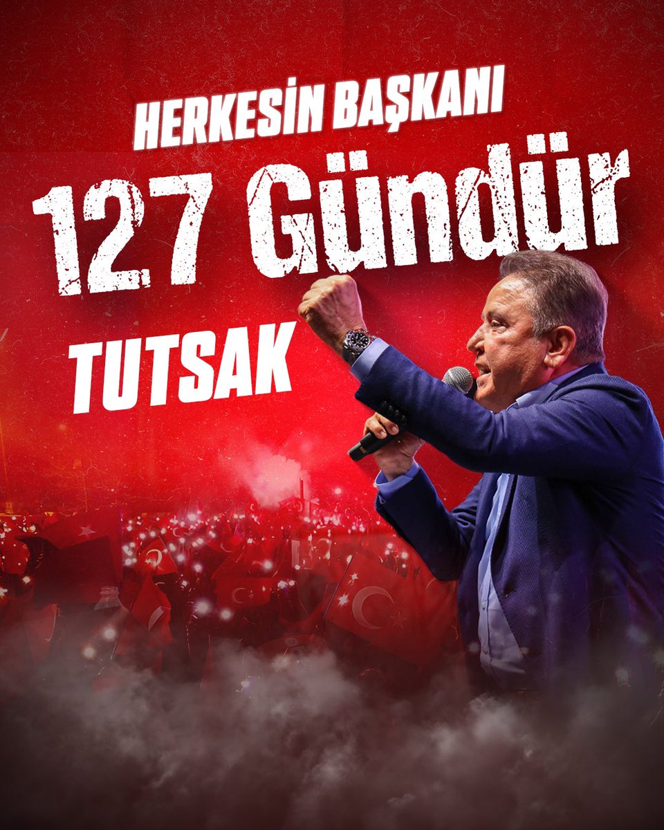 Başkan Muhittin Böcek 127 gündür tutsak! <a href="/BocekMuhittin/">Muhittin Böcek</a> #MuhittinBöcek