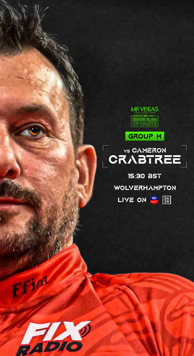 JonnyClay9's tweet image. Can't wait to get started at the Grand Slam!

See you all this afternoon 🏴󠁧󠁢󠁷󠁬󠁳󠁿

@ModusDarts180 @reddragondarts @zwasports RNA @JustWalesLTD JPL @FixRadioUK