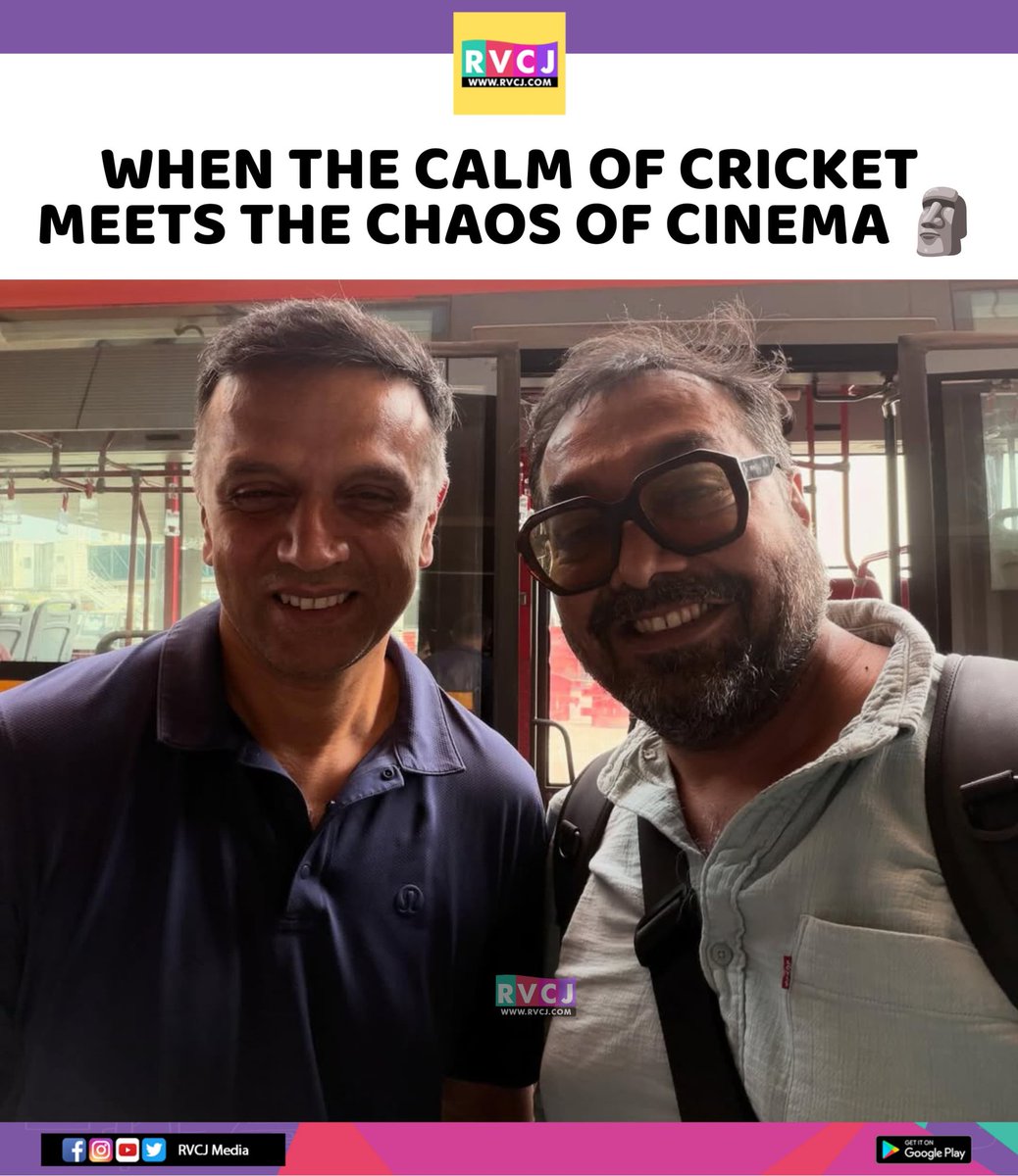 rvcjmovies's tweet image. this meet-up 

#rahuldravid #anuragkashyap