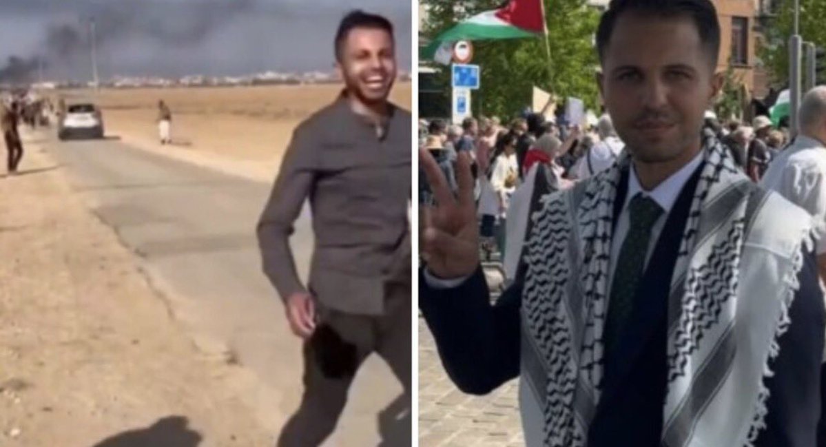 ALARMING: Muhammed al-Khatib, a Hamas terrorist who took part in the October 7 massacre, is currently living freely in Belgium.

According to the JID organization, al-Khatib continues to spread pro-Hamas propaganda from his new life in Belgium, and even travels freely across