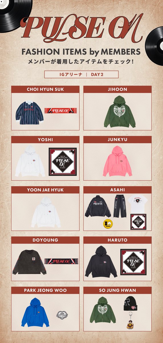 🎪] 🖤❤️⎯⎯⎯⎯⎯⎯⎯✦.° 2025-26 TREASURE TOUR [PULSE ON] IN