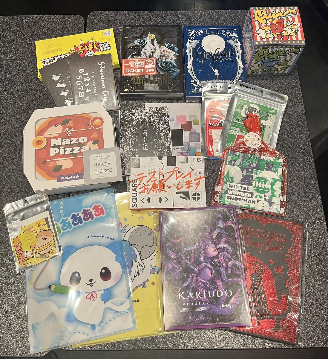 Re_kuro_Rv's tweet photo. 戦利品たち！！！！
欲しかったのほぼほぼ買えて満足〜ദ്ദിᐢ- ̫-ᐢ₎︎♡ https://t.co/GTlehwKw2A