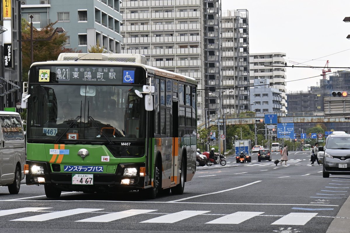 tobus_koto's tweet photo. 2025.11.8 (土)
都07 L-M466 / 亀21 L-M467

追加のM代です。本日より運用に入っています。V337.V391が除籍のようです。 https://t.co/aCKWfZEmzI