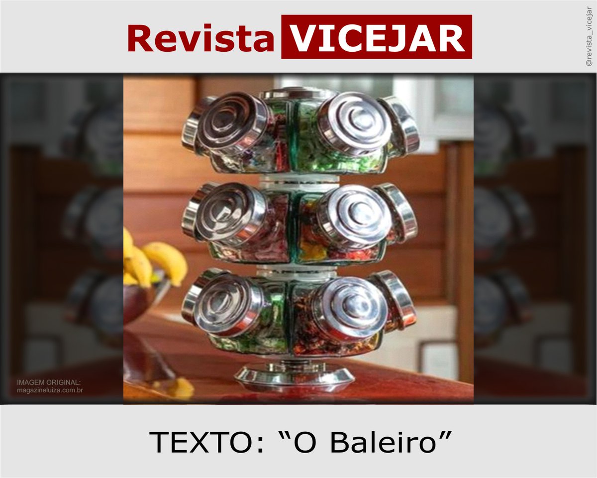 RVicejar's tweet photo. O BALEIRO:
.
"De vidro, três andares, o baleiro estava sempre abastecido. Bala Juquinha, 7 Belo, bala de goma, delicados e caramelos, numa profusão de cores e sabores..."
( TEXTO: Silmara Franco )
.
Leia na íntegra:
https://t.co/gGhGW2TW59
.
#revistavicejar - #baleiro - #doces https://t.co/YqpFXhHDOZ