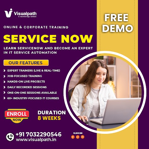 harikrishn87010's tweet image. Join @VisualpathPro , leading #ServiceNow Institute and master automation, digital workflows, and ITSM best practices from certified experts
✅ Global access – India, USA, UK, Canada &amp;amp; Australia
☎️Call +91-7032290546 to enroll today.
🌐Visit: visualpath.in/servicenow-onl…

#Visualpath