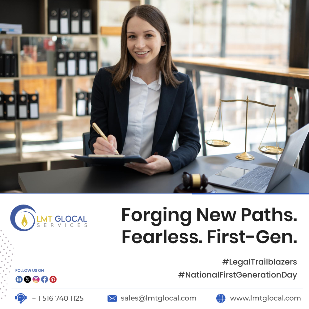 LMTGlocal's tweet image. You turned uncertainty into courage, late nights into milestones, and dreams into legacies. At #LMTGlocalServices, we’re proud to support you. 

🔗 lmtglocal.com

#NationalFirstGenerationDay #LegalSupport #LawFirmSupport