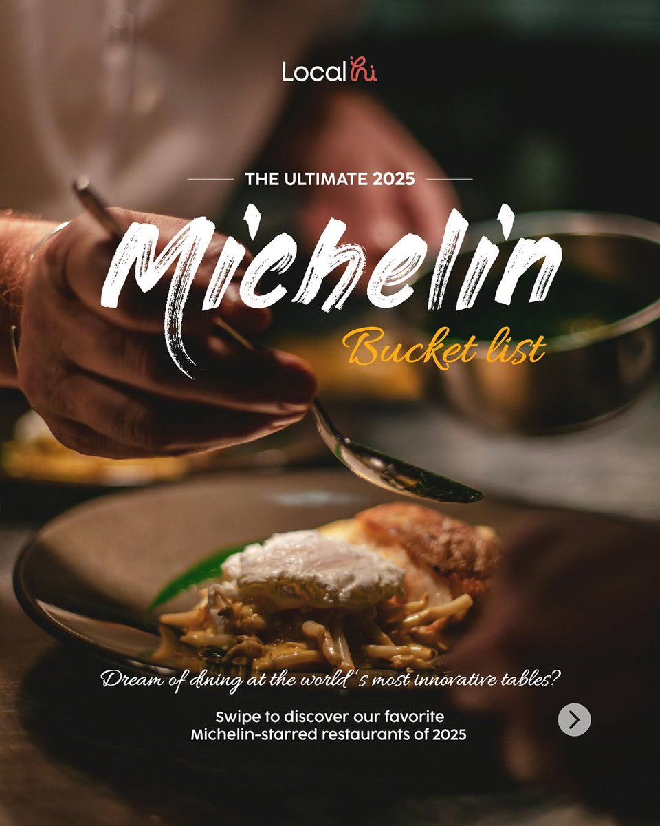 TravelLocalHi's tweet photo. We’ve been working on something for people who plan trips around what’s on the plate, not what’s on the itinerary. 
Our 2025 Michelin Bucket List is finally ready. https://t.co/FraxibzunV