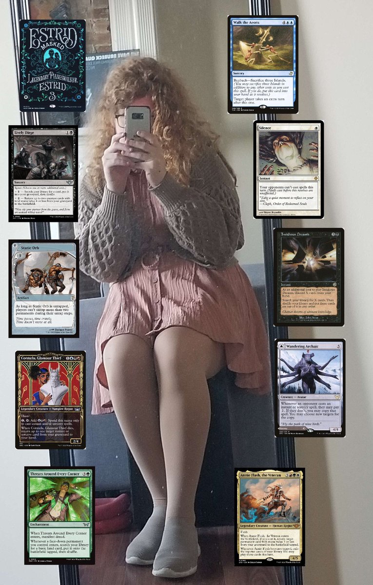 the girl and 10 magic cards to get to know her