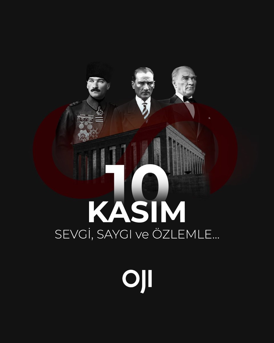 Ulu Önder Gazi Mustafa Kemal Atatürk’ü saygı, minnet ve özlemle anıyoruz.
#10Kasım