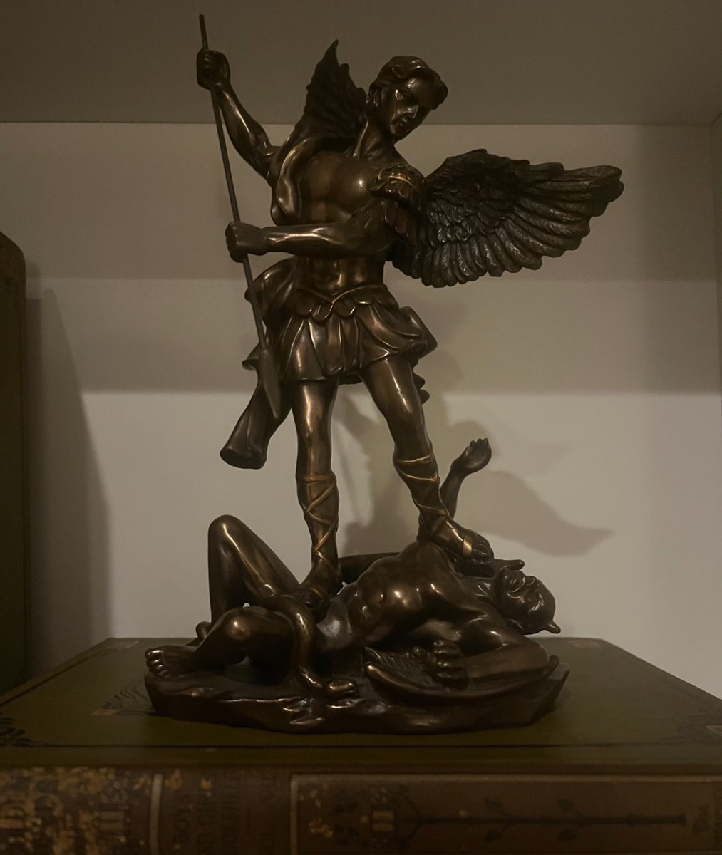 St. Michael the Archangel in my bookcase