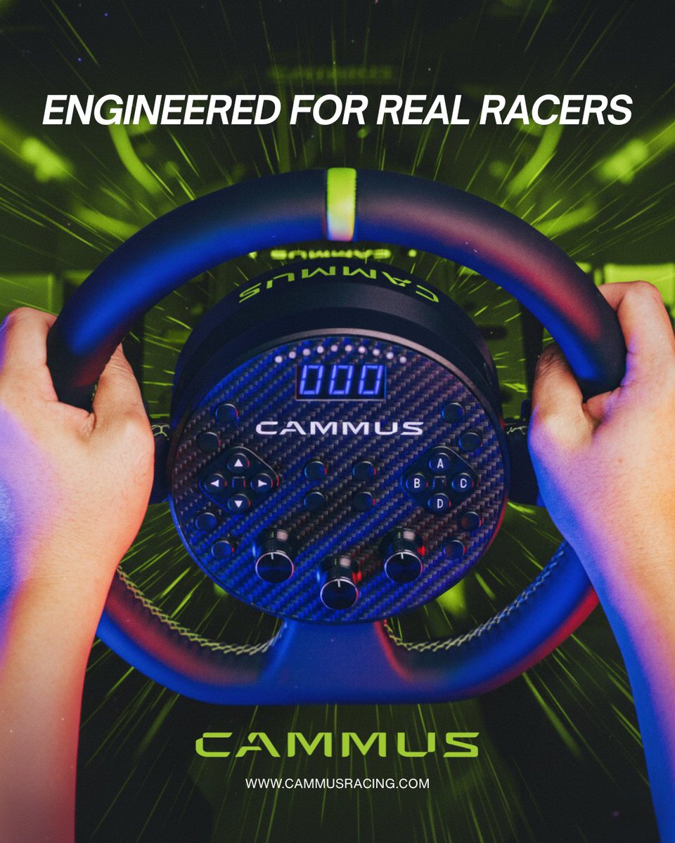Engineered for Real Racers.
The Cammus C5 Direct Drive Wheel brings pro-grade racing feedback at entry level. Ready to upgrade your setup?
Find out more: cammusracing.com
#SimRacing #DirectDrive #Cammus #SimRacingGear #RacingSetup