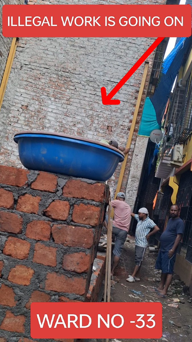 FightForRightF6's tweet photo. At Ward No. 33, Velankani Welfare Society, opposite Cherish Studio, Rathodi Village, malad W. contractor Anil Vishwakarma is building an unauthorized G+2 chawl 3000 sq.ft without BMC permission.
Request @mybmc @mybmcWardPN for urgent inspection &amp; demolition. https://t.co/SJI5xsGnRu