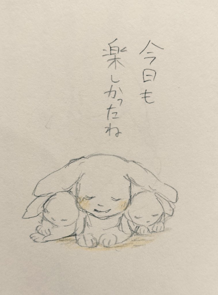 sakai2asami's tweet image. 最近の口癖😊
周囲の優しい人々のおかげです💐

#ほっこりうさぎ