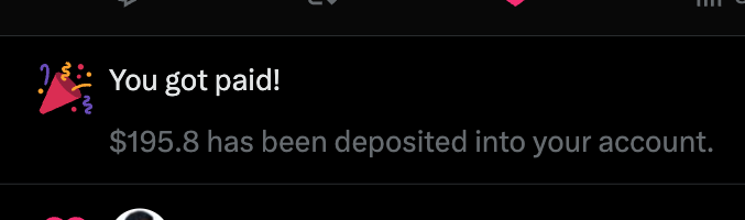 it’s payday got my yapping salary from X💸
and it’s already sponsoring my new workplace, lol