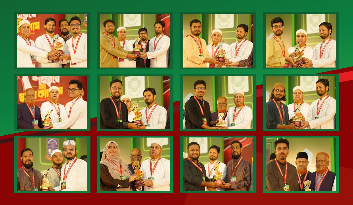 info_shibir's tweet photo. Under the initiative of #Bangladesh Islami #Chhatrashibir, a reception program was organized to honor the elected representatives of the central student unions of four universities, under the theme “Building the Dream Campus with Indomitable Leadership.”

The program was presided over by Jahidul Islam, Central President of Bangladesh Islami Chhatrashibir, and conducted by Nurul Islam Saddam, Secretary General of the organization.

The Chief Guest of the event was Dr. Shafiqur Rahman, Ameer of Bangladesh Jamaat-e-Islami.
Special Guests included former Central Presidents of Chhatra Shibir Dr. Syed Abdullah Muhammad Taher, Maulana Rafiqul Islam Khan, and former DUCSU Vice President Advocate Jasim Uddin Sarkar.

Among the elected student leaders who spoke were—
DUCSU VP Sadiq Kayem, JUCSU VP Abdur Rashid Jitu, CUCSU VP Ibrahim Hossain Rony, RUCSU VP Mostakur Rahman Zahid, JUCSU AGS Ayesha Siddika Meghla, and RUCSU Executive Member Sujon Chandra.

#Chhatrashibir #Bangladesh