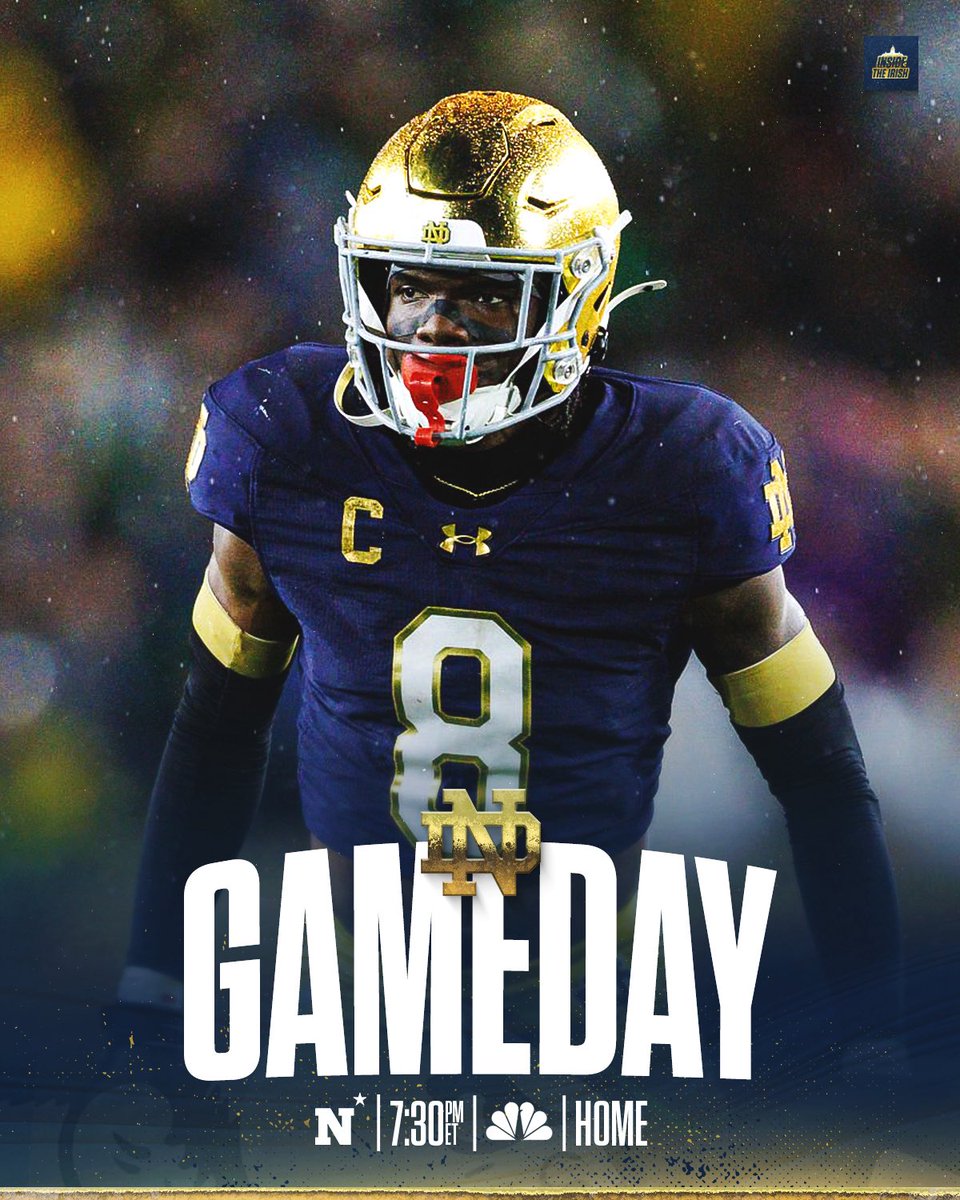 Insidetheirish's tweet image. GET UP IT’S GAMEDAY! #GoIrish