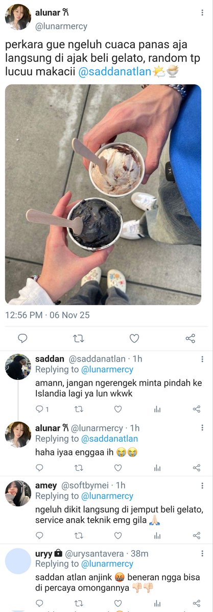 nadyserafine's tweet photo. tension, nomin prompt au.

naksir anak teknik itu bahaya, apalagi kalo anaknya saddan atlan. https://t.co/yM67N68YaV