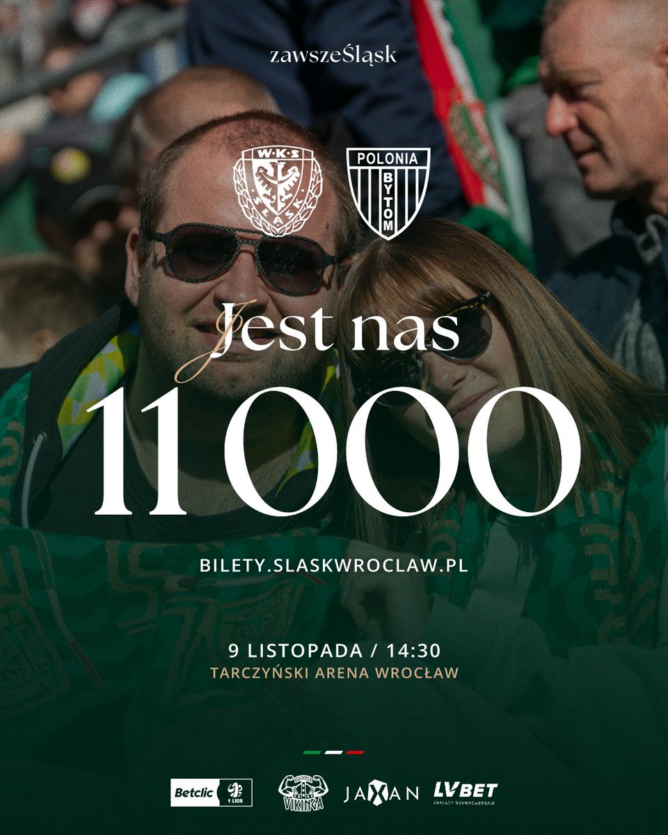 SlaskWroclawPl's tweet photo. Nie zatrzymujemy się! 🇮🇹

‼️ W dniu meczu, w godz. 12:00–20:00, od strony ul. Królewieckiej dostępny będzie Park Rozrywki!
Dla posiadaczy karnetów oraz biletów na #ŚLĄBYT przygotowaliśmy 20% rabatu. Zapraszamy całe rodziny! 🫶

🎫 𝗕𝗜𝗟𝗘𝗧𝗬 #ŚLĄBYT ➡️ https://t.co/mvYW5tmIyY https://t.co/oPmQ4S1EaR
