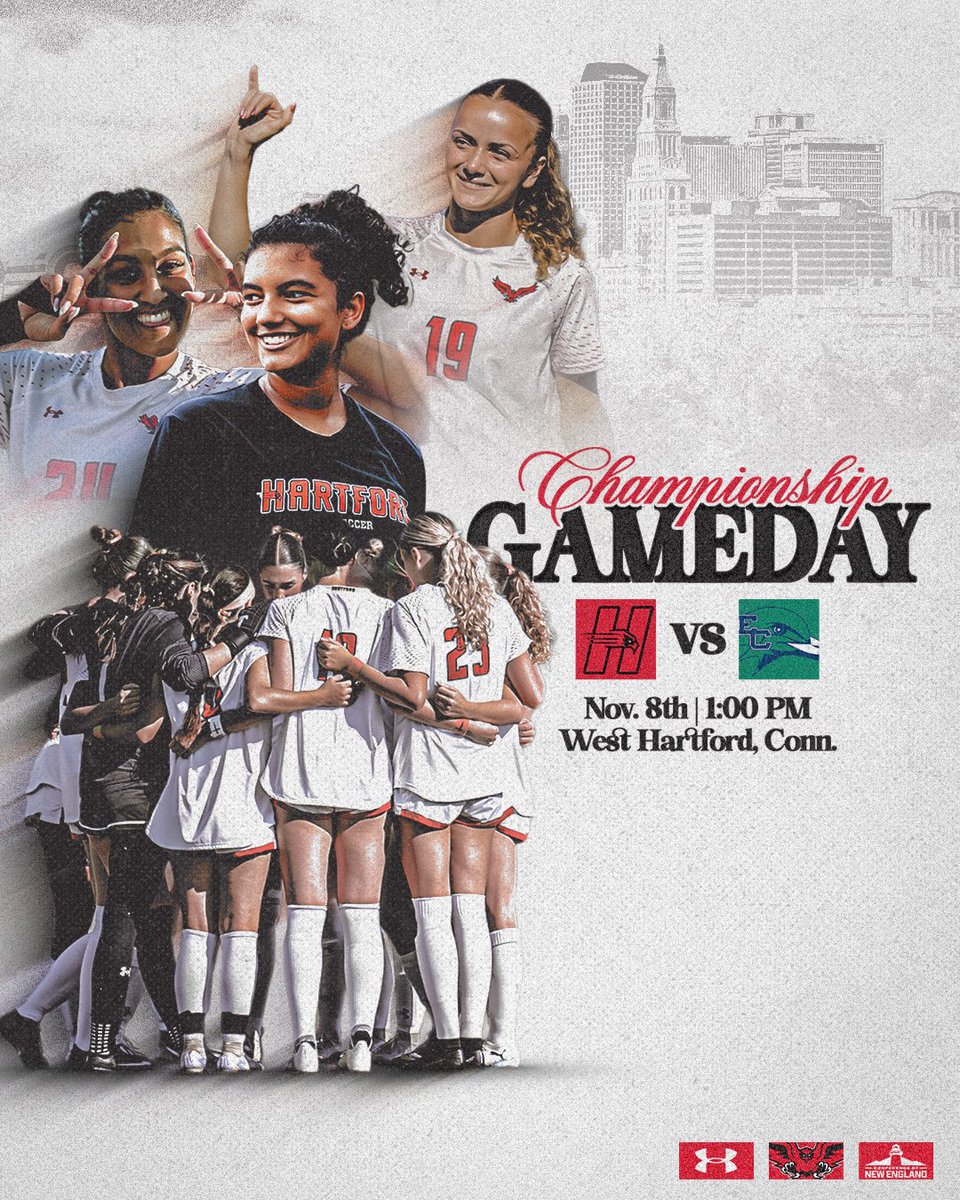 HartfordHawks's tweet photo. Championship Saturday

#1 Hartford Women’s Soccer Hosts #2 Endicott College for the Conference of New England Championship and an Automatic Bid to the NCAA Tournament! 

#HawkPride https://t.co/8973eY8vUQ