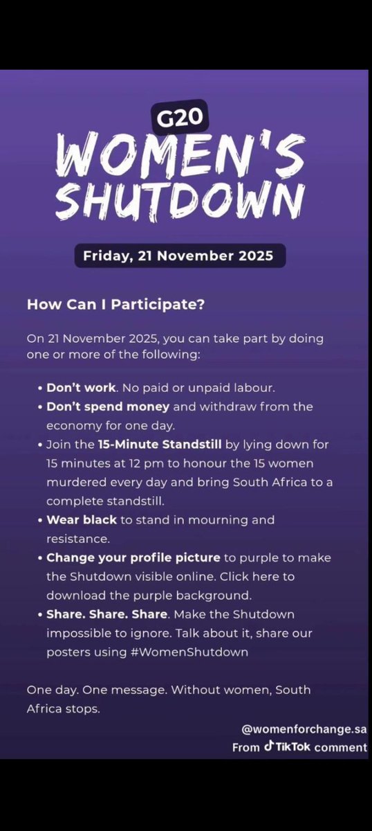 zeeh_yolanda's tweet photo. "Involve me"
How? when you exclude yourself from matters that affect the lives of women?
#WomanShutdown #WomanforChange #G20
πππππππππππππ https://t.co/FCH968AWIz