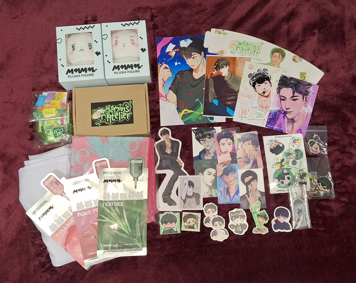 Hamin's Atelier Haul! 

I received a lot, thank you huhu. Otsu to the organizers 🙇‍♀️💛

#HaminsAtelier