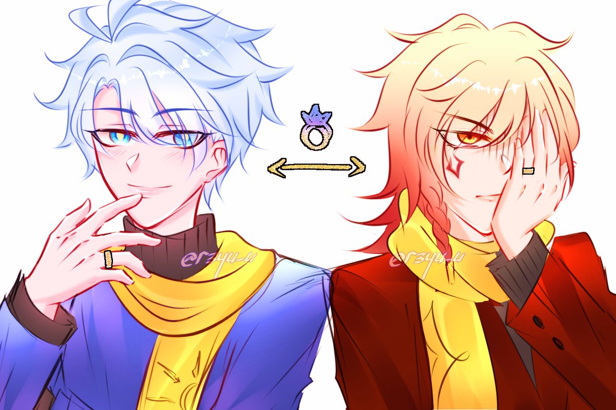 Quick Phaidei doodle~ They're just getting married ♡

🐶🐱

#phaidei #hsr