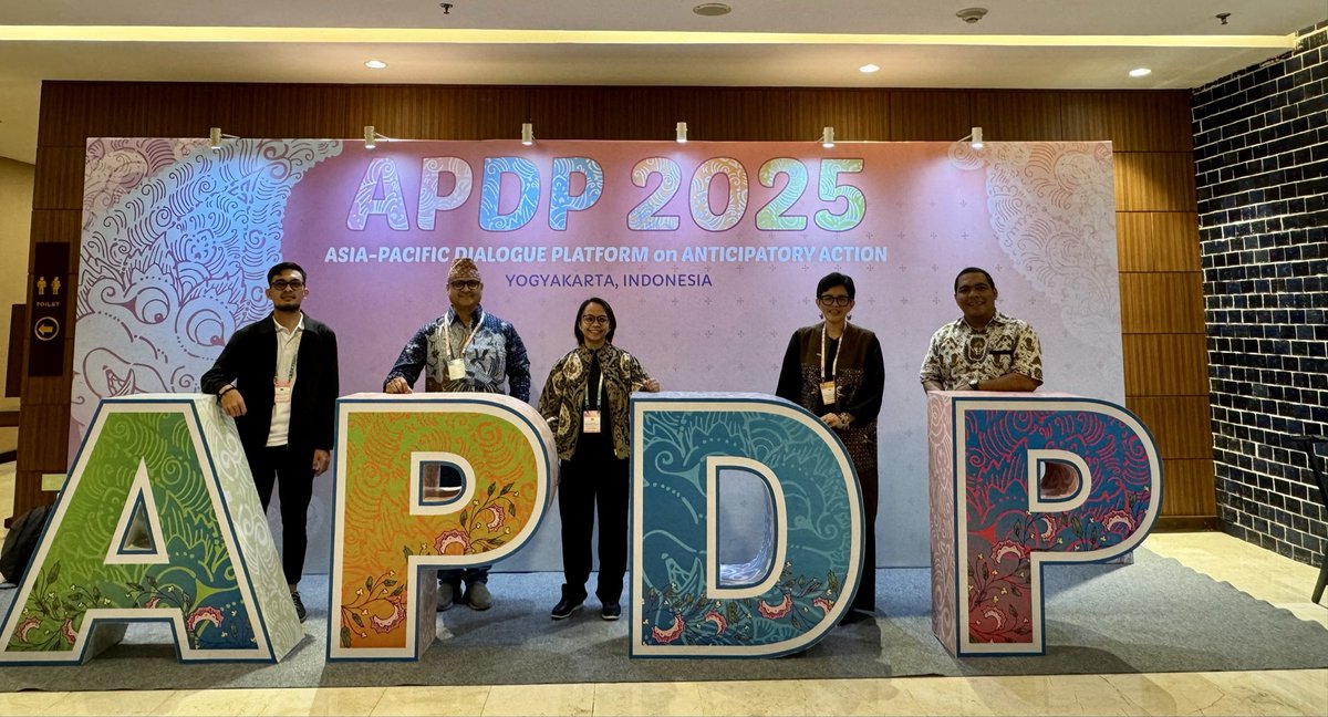 vhalhen123's tweet photo. The 2025 #APDialoguePlatform on #AnticipatoryAction in Yogyakarta, Indonesia radiated an uplifting& collaborative energy.
Hope this event will inspired people to continue committed to be part of shaping a future where anticipatory action leaves no one behind.
#GEDSIresponsive https://t.co/gKPZPXzy0v
